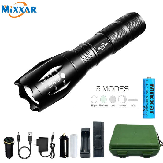 ZK40 EDC Flashlight LED Lantern Tactical LED Torch Waterproof - My Store