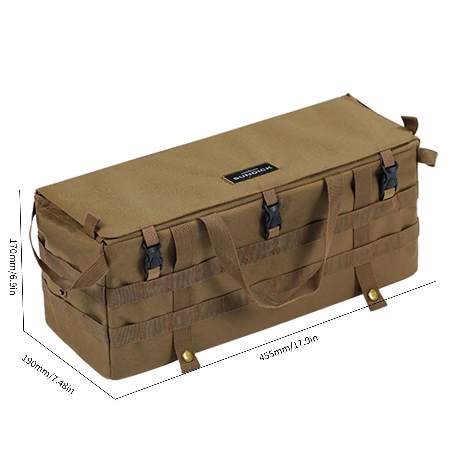 Camping Table Side Storage Bag Molle Waterproof Multifunctional Folding - My Store